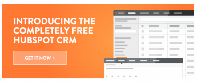 A screenshot of a CTA from the HubSpot website.