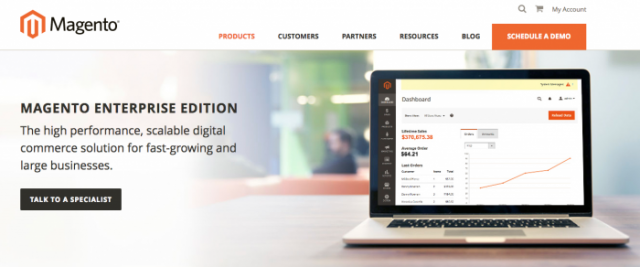 Magento's updated CTA.